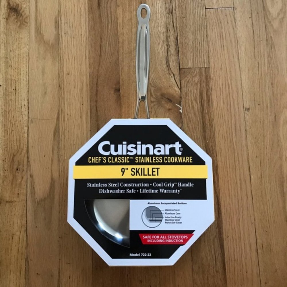 Cuisinart Chef’s Classic Stainless 9” Skillet (New)